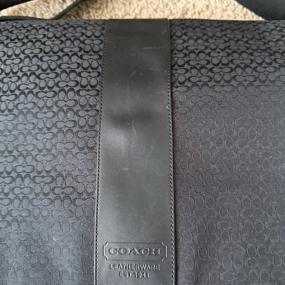 Coach Hudson Black Commuter Bag - Picture 3 of 9